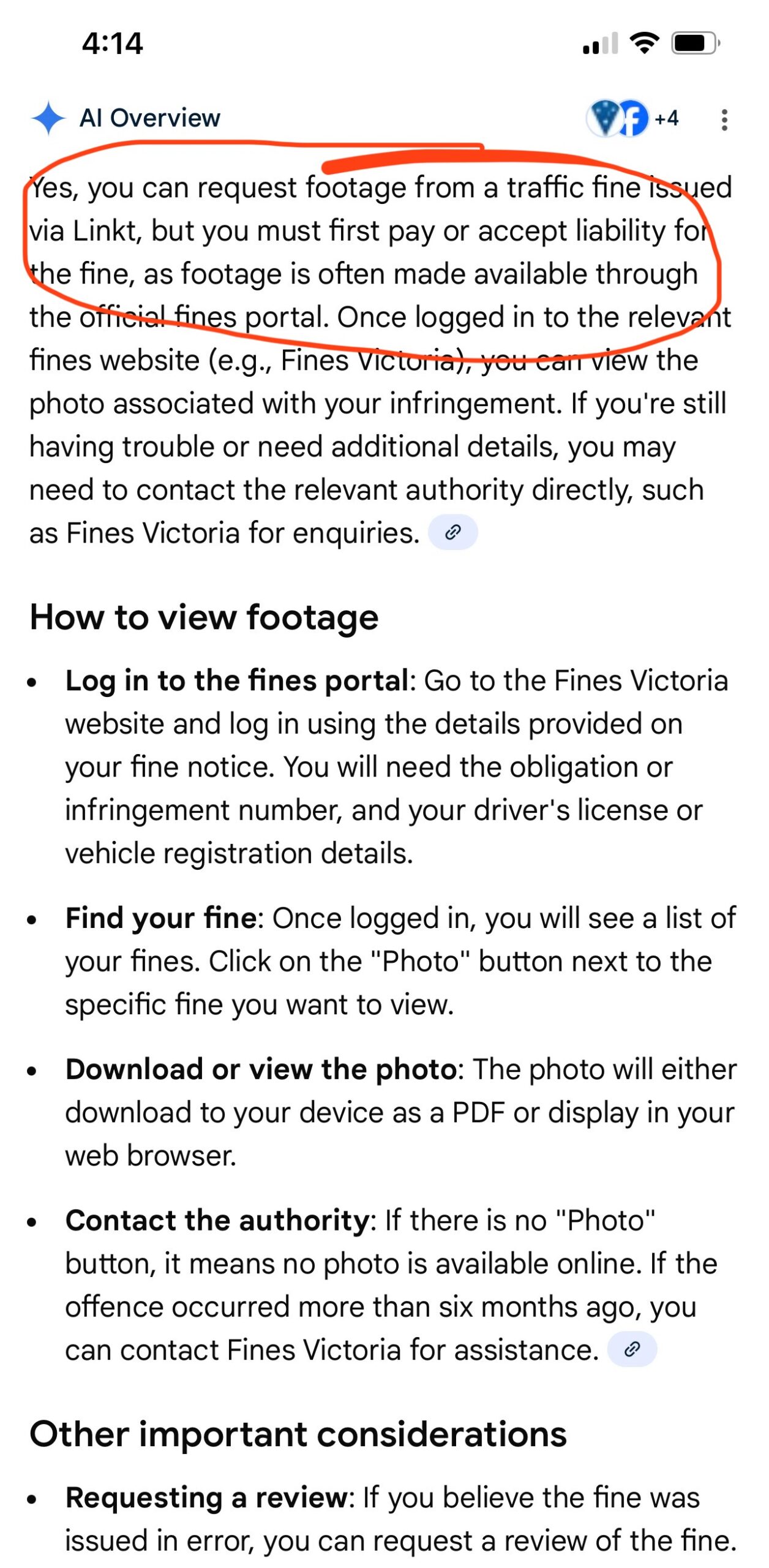 What’s been highlighted? What is this called?